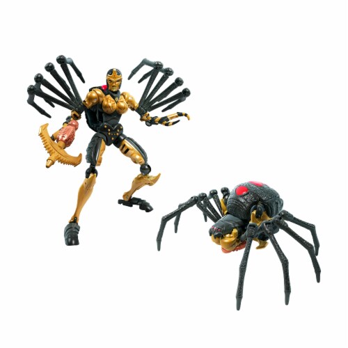 Hasbro Transformers Generations War for Cybertron: Kingdom Deluxe WFC-K5 Blackarachnia Perspective: left