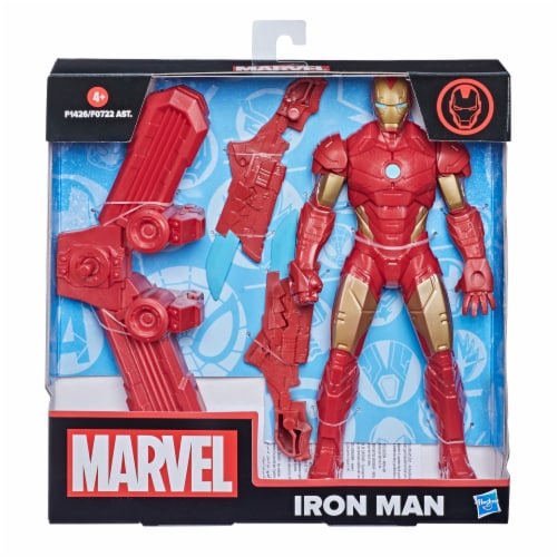 Hasbro® Marvel Iron Man Action Figure and Gear Perspective: left
