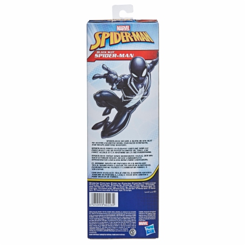 Hasbro Marvel Titan Hero Series Black Suit Spider-Man Perspective: left