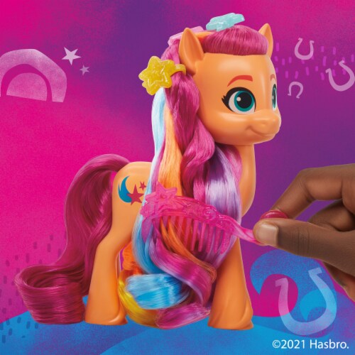 My Little Pony: A New Generation Rainbow Reveal Sunny Starscout 6-inch  Orange Pony Toy 