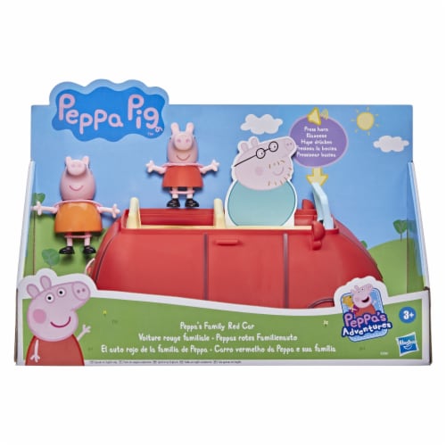 Hasbro Peppa Pig Peppa’s Family Red Car Perspective: left