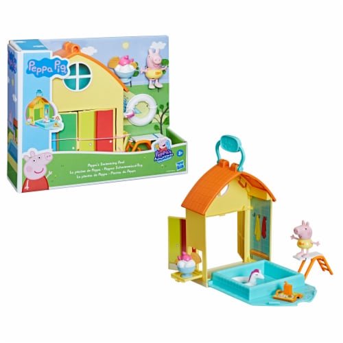 Hasbro Peppa Pig Peppa's Swimming Pool Playset Perspective: left