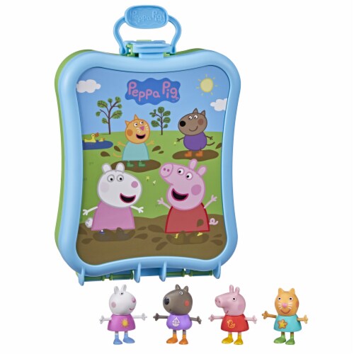 Hasbro Peppa Pig™ Peppa's Carry-Along Friends Case Perspective: left