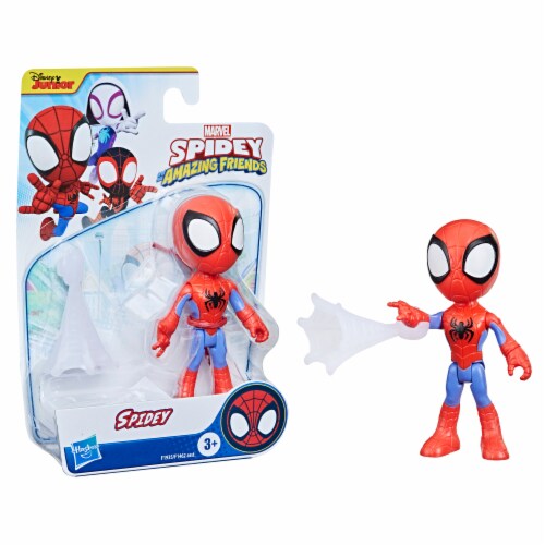 Hasbro Disney Junior Marvel Spidey and His Amazing Friends Spidey Hero Figure Perspective: left