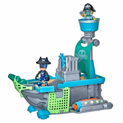 PJ Masks Pirate Power Sky Pirate Battleship Playset Perspective: left