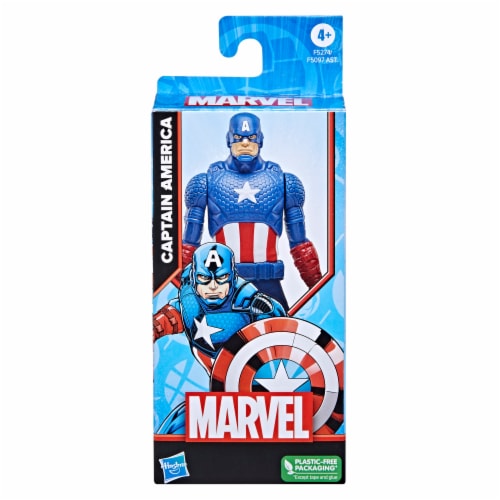 Hasbro Marvel Captain America Action Figure Perspective: left