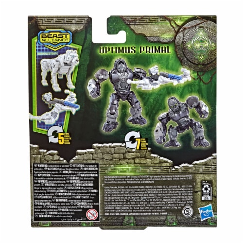 Hasbro Transformers: Rise of the Beasts Beast Alliance Optimus Prime & Chainclaw Perspective: left
