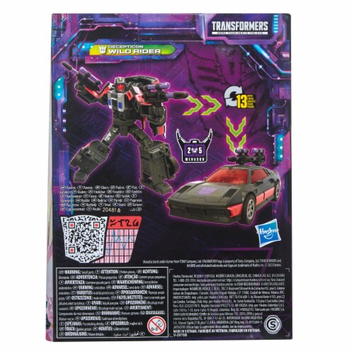 Transformers Generations Legacy Deluxe Decepticon Wild Rider Action Figure Perspective: left