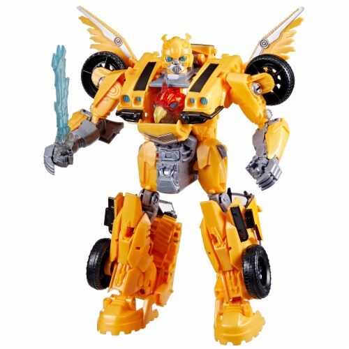 Hasbro Transformers: Rise of the Beasts Beast-Mode Bumblebee Action Figure Perspective: left