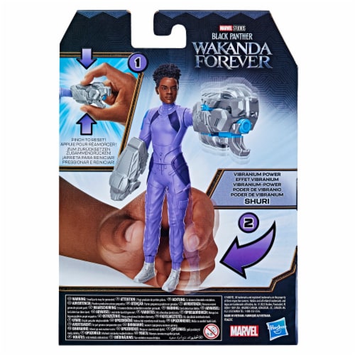 Hasbro Marvel Studios' Black Panther Wakanda Forever Vibranium Power Shuri Perspective: left