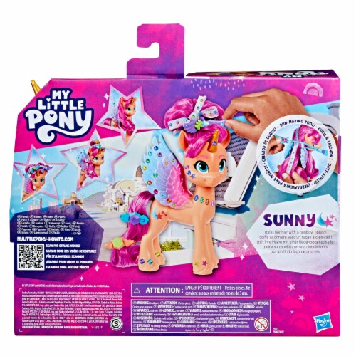 Hasbro My Little Pony Ribbon Hairstyles Sunny Starscout Perspective: left
