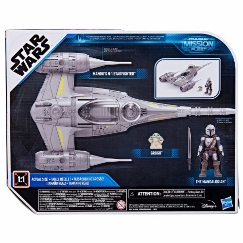 Star Wars Mission Fleet Mando's Starfighter Speed Run Perspective: left