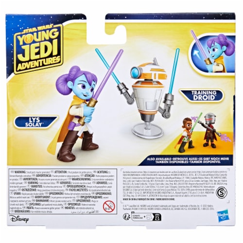 Hasbro Star Wars Pop-Up Lightsaber Duel Lys Solay & Training Droid Perspective: left