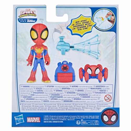 Marvel Spidey and His Amazing Friends Web Spinners Toy Perspective: left