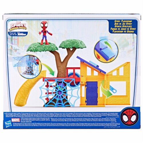 Marvel Spidey and His Amazing Friends Spidey Playground Playset Perspective: left