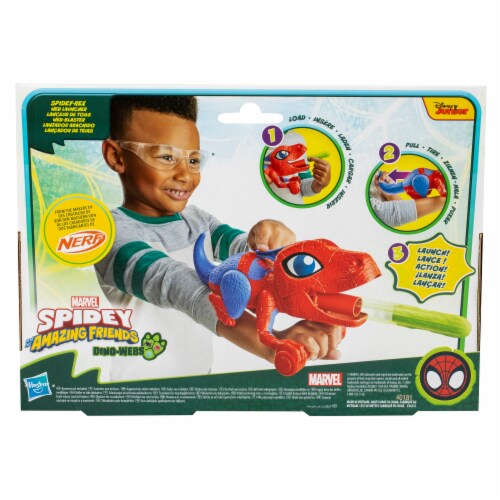 Marvel Spidey and His Amazing Friends Dino-Webs Nerf Spidey