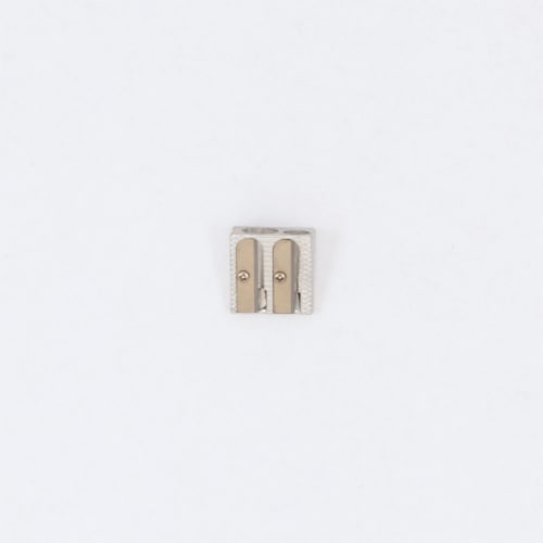 Daler-Rowney Simply Metal Pencil Sharpener Perspective: left