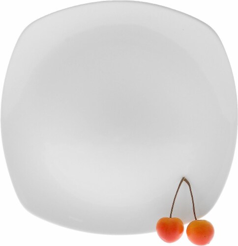 [ Set Of 6] Fine Porcelain Dinner Plate 9.75 X 9.75 | 24.5 X 24.5 CР С WL-991002/A Perspective: left