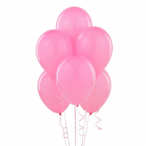 25 pcs 12  Standard Pink Colour Balloons Party Decorations birthday celebration Plain Perspective: left