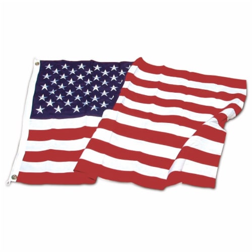 2 PK USA Flags 5ft x 3ft United States of America Independence Day Celebration Perspective: left