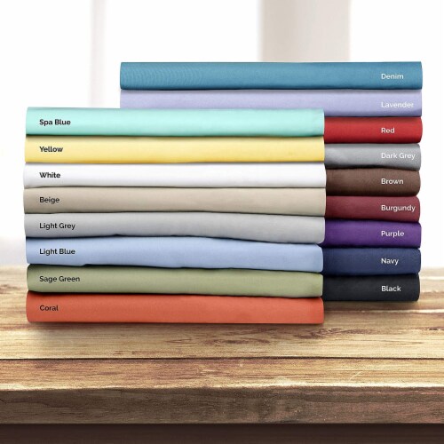 CGK Linens Deep Pocket 14 - 16 Inch Microfiber Fitted Sheet - King - Black Perspective: left