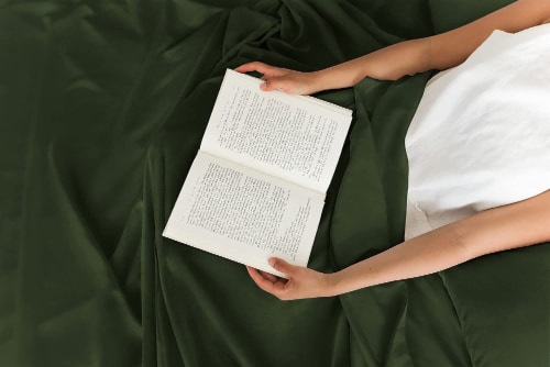 CGK Unlimited 4 Piece Deep Pocket Microfiber (Muted, Vibrant) Sheet Set - Twin - Emerald Perspective: left