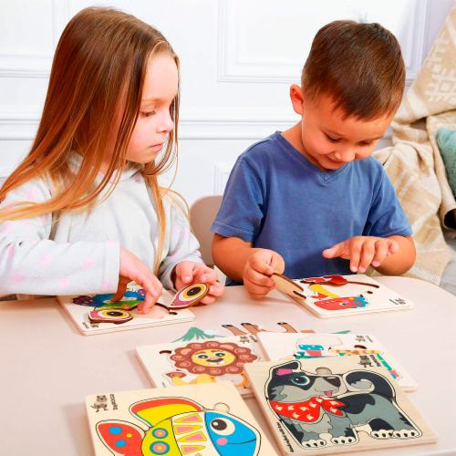 Montessori puzzles for toddlers outlet