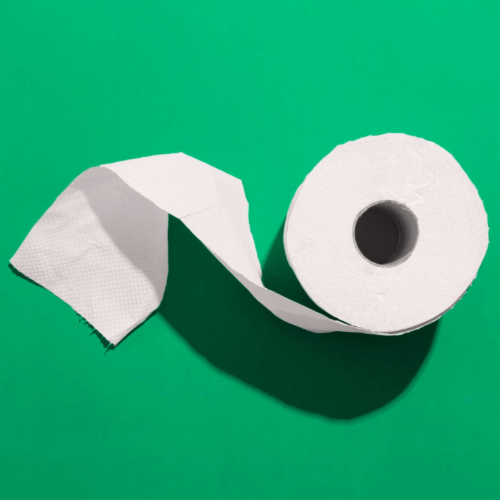 Serious Tissues, Carbon Neutral Toilet Roll Perspective: left