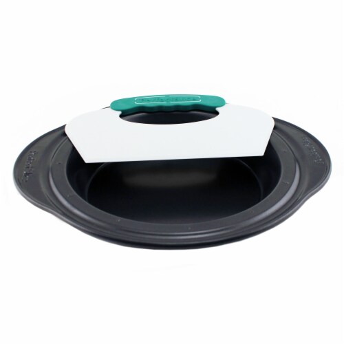 BergHOFF Perfect Slice Pie Pan with Tool Perspective: left