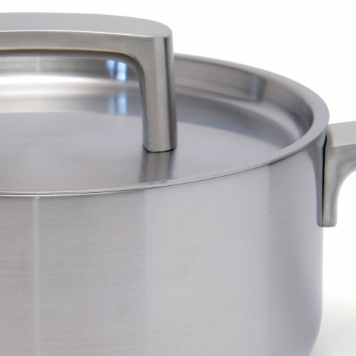 BergHOFF Stainless Steel Covered Sauce Pan Perspective: left