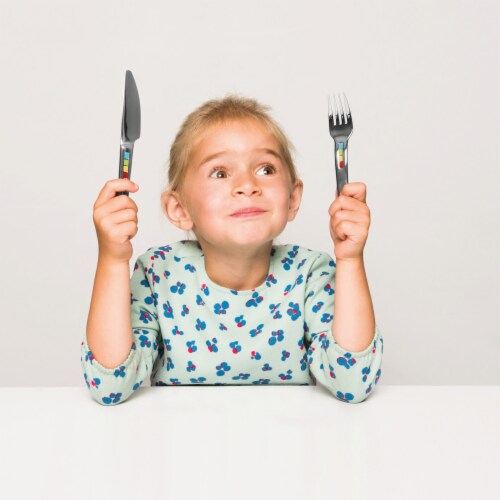 BergHOFF Children's Swipswap Flatware Set Perspective: left