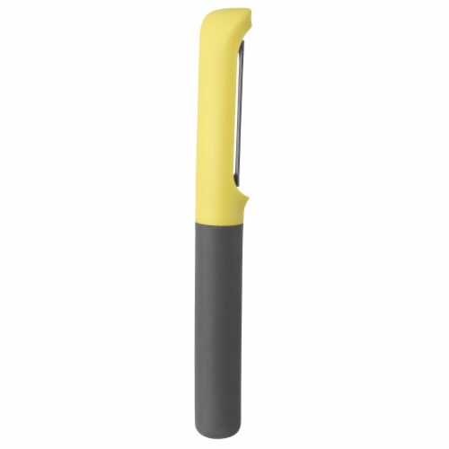 BergHOFF Leo Stainless Steel Straight Peeler - Yellow Perspective: left