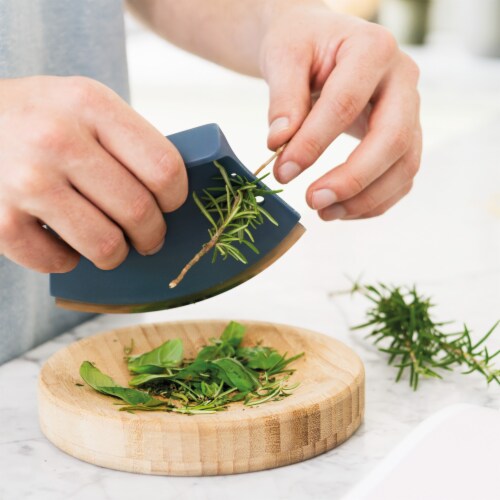 BergHOFF Leo Bamboo Herb Cutter Set - 2 Piece - Blue Perspective: left