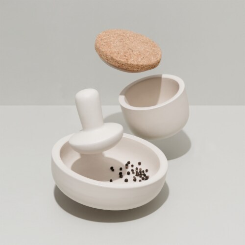 BergHOFF Leo Stoneware Covered Mortar and Pestle Perspective: left