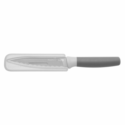 BergHOFF Stainless Steel Serrated Utility Knife - Gray Perspective: left
