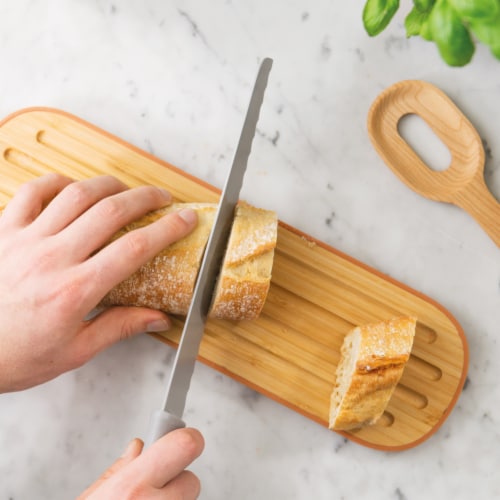 BergHOFF Leo Bamboo Cutting Board - Pink Perspective: left