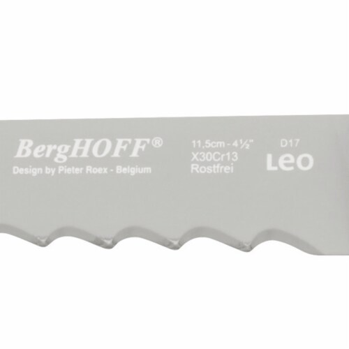BergHOFF Leo Stainless Steel Steak Knives - 4 Pack - Gray Perspective: left