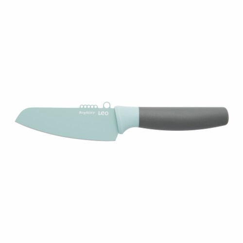BergHOFF Leo Stainless Steel Vegetable Knife with Zester - Mint Perspective: left