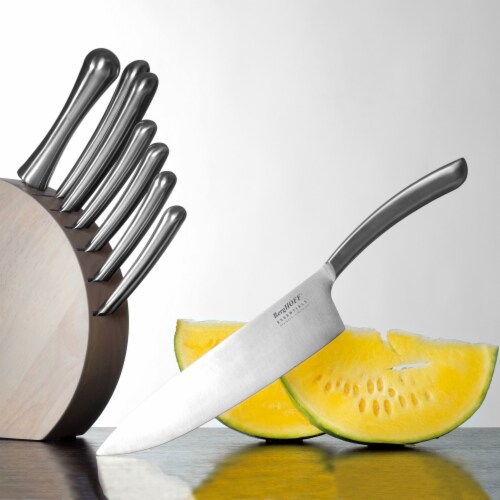 BergHOFF Stainless Steel Knife Set Perspective: left