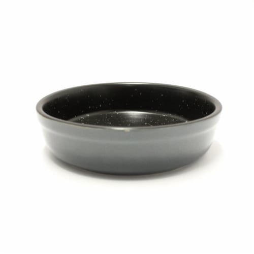BergHOFF Gem Stoneware Crème Brûlée Ramekins - 4 Pack - Gray Perspective: left