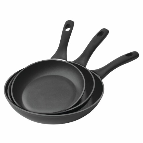 BergHOFF Essentials Bistro Non-Stick Frying Pan Set Perspective: left