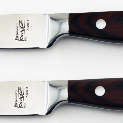 BergHOFF Stainless Steel Steak Knife Set Perspective: left