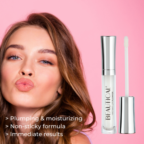 BEAUTICAL - Instant Lip Plumper, Fuller & softer lips, Moisturizing, Lip Maximizer - 5ml Perspective: left