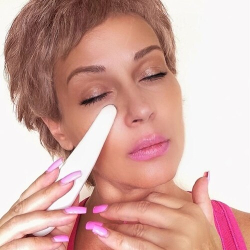 BEAUTICAL - Sonic Eye Care Booster - Eye Massager - Red Light Care - High Frequency Vibration Perspective: left