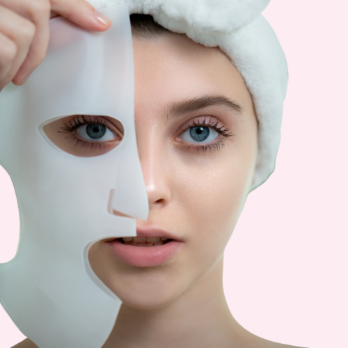 BEAUTICAL Reusable Silicone Mask - face mask, 100% silicone Perspective: left