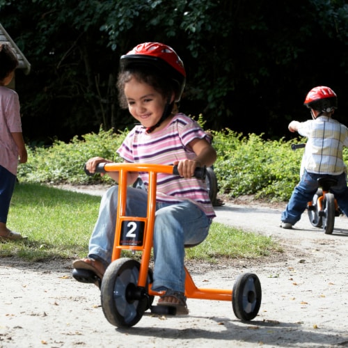 Winther Small Circleline Tricycle - Orange Perspective: left