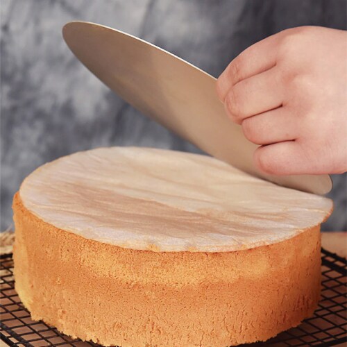 120 Sheets Unbleached Non-stick 8 Round Parchment Paper, Baking Paper Sheets Perspective: left