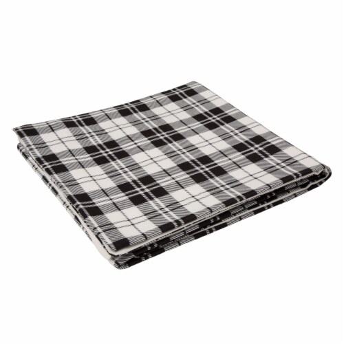 Glitzhome Cotton Quilted Weighted Blanket and Removable Duvet Cover Perspective: left