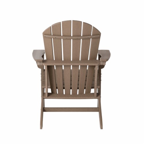 Glitzhome Adirondack Chair - Tan Perspective: left