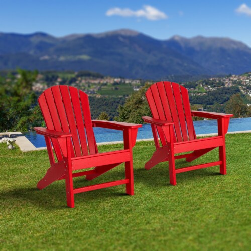 Mariano’s - Glitzhome Adirondack Chair - Red, 1 ct